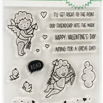 Avery Elle Clear Stamp Set 4"X6" - Cupids