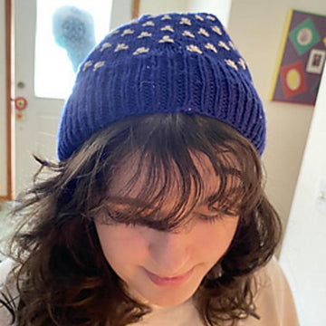 Snow Flowers Hat