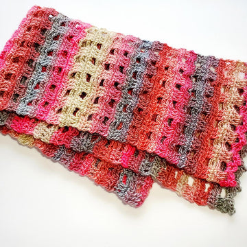 Soft Trellis Scarf
