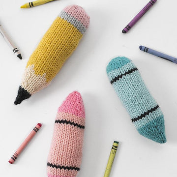 Knit Pencil and Crayon
