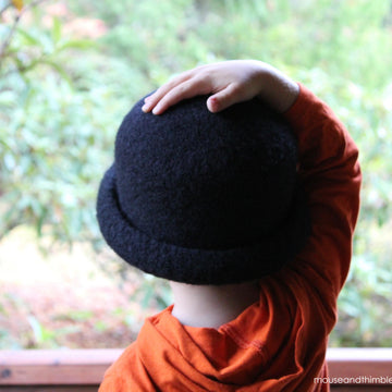Felted Bowler Style Hat US TERMS 1723