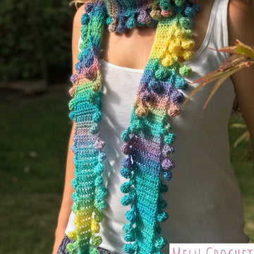 Bobble Pom Pom Scarf