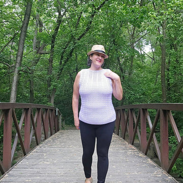 Wenonah Filet Crochet Top