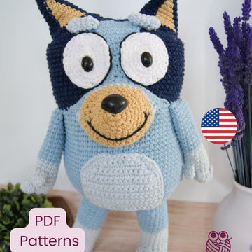Bluey Crochet Pattern in English