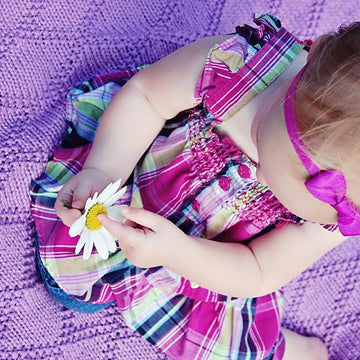Sweet Lattice Baby Blanket