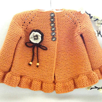 Knitting PATTERN Baby Jacket Baby Cardigan Anna
