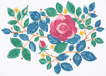 Anchor Dee Hardwicke Embroidery Kits - Rose Garden Cross Stitch Dee. H - 22cm x 30cm