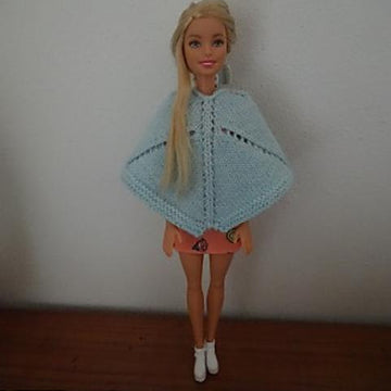 Poncho for Annachiara’s Barbie