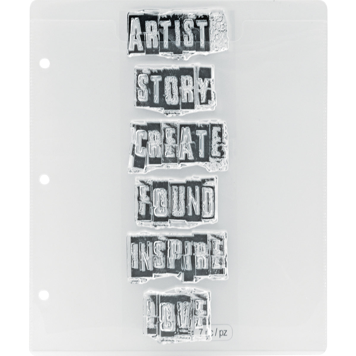 Advantus Tim Holtz Storage Studios Stamp Storage Binder Refills 8/Pkg - 7.25"X10"