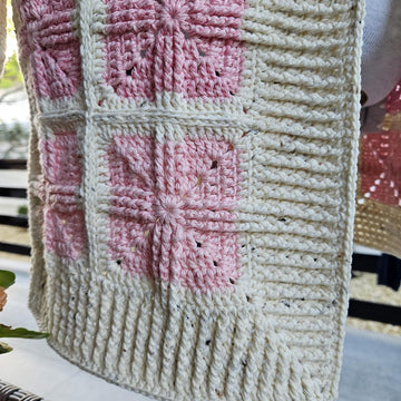 Cardigan with granny squares