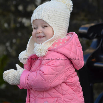 Frosty Morning Hat, Cowl and Mittens Set