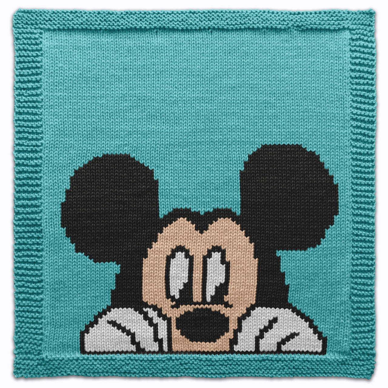 Mickey Mouse Square Knitting Pattern