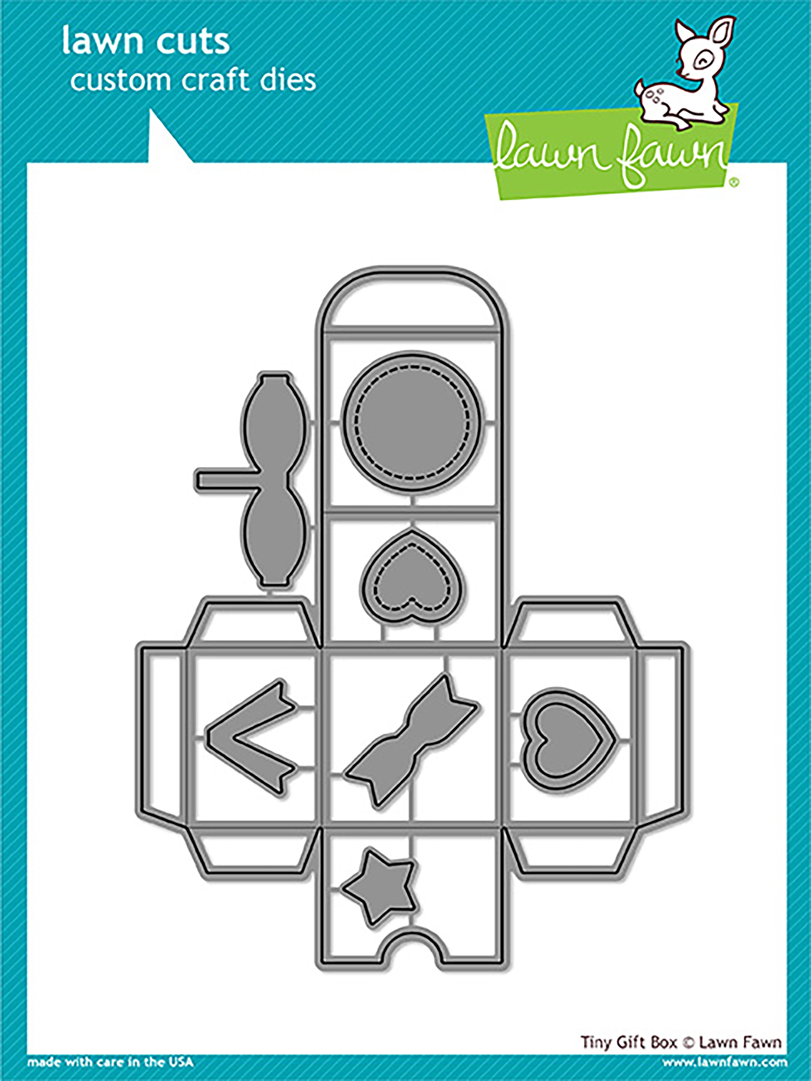 Lawn Fawn Lawn Cuts Custom Craft Die - Tiny Gift Box