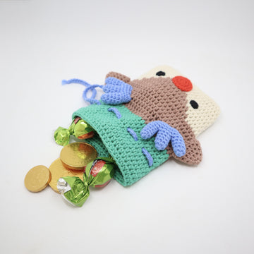 Reindeer Drawstring Treat Bag