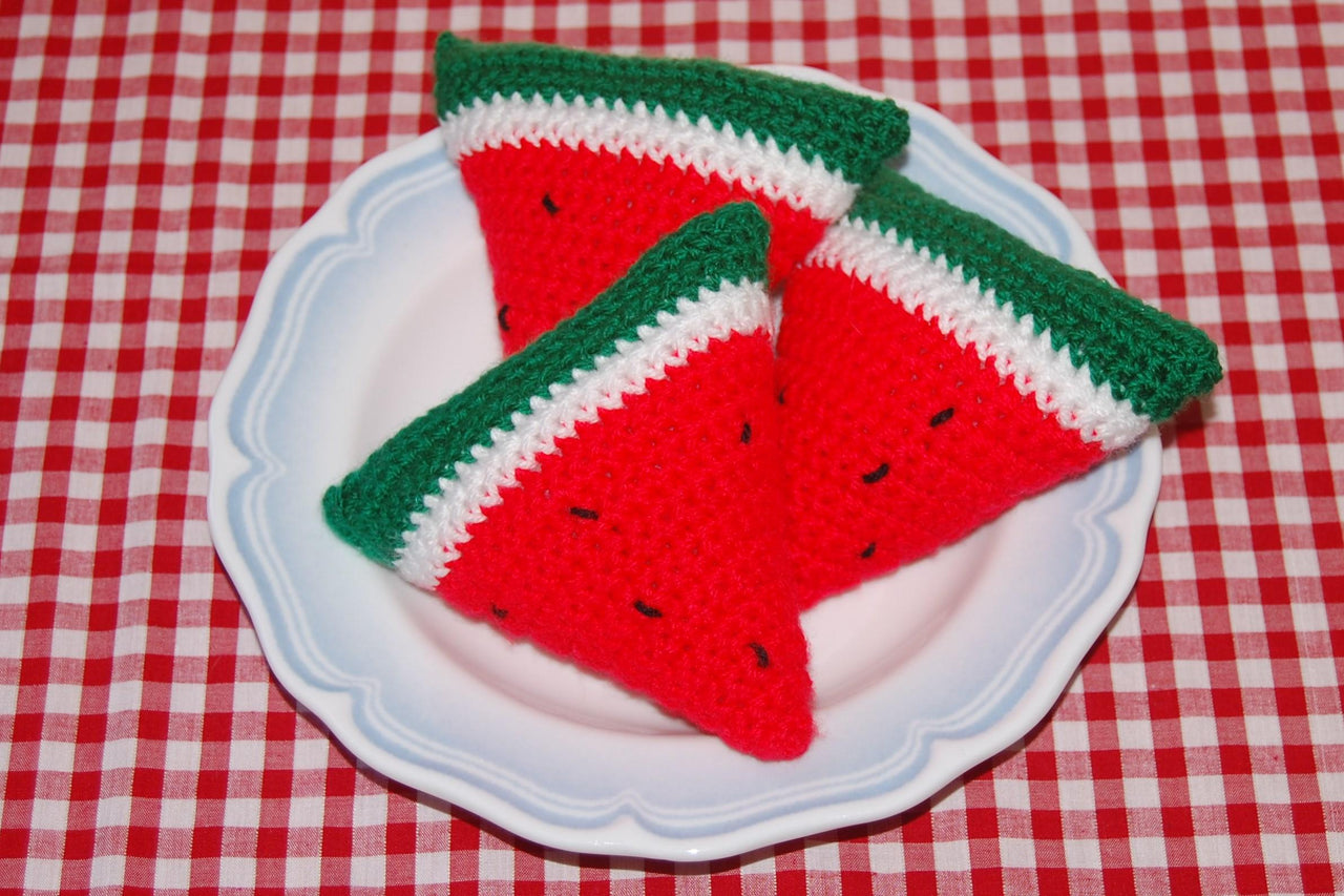 Crochet Pattern for Watermelon Slices / Fruit