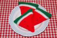 Crochet Pattern for Watermelon Slices / Fruit