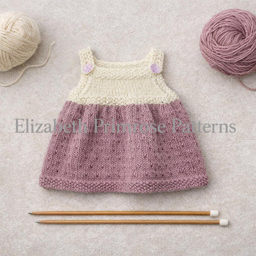 Dewdrop Dresses Knitting Pattern P122 | Dolls Clothes | Elizabeth Primrose Patterns