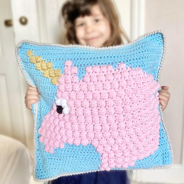 Unicorn Bobble Pillow