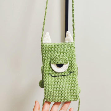 Crochet Pattern Monster,Crochet Mini Bag,Monster Crochet Pattern,Free Crochet Patterns