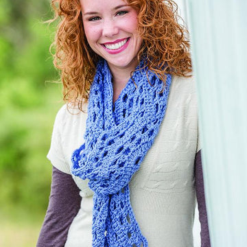 Wide Ripple Scarf