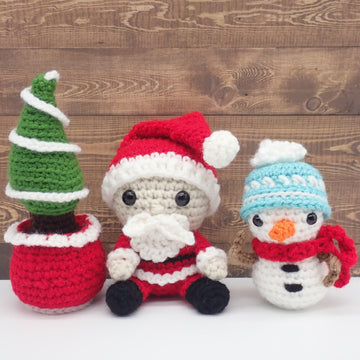 Christmas Amis Set 1 (Santa, Tree, Snowman)