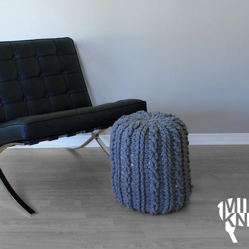 Crochet Cable Footstool (2015024)