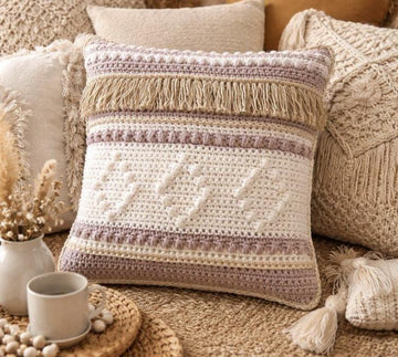 Cushion Cover Boho Tassel