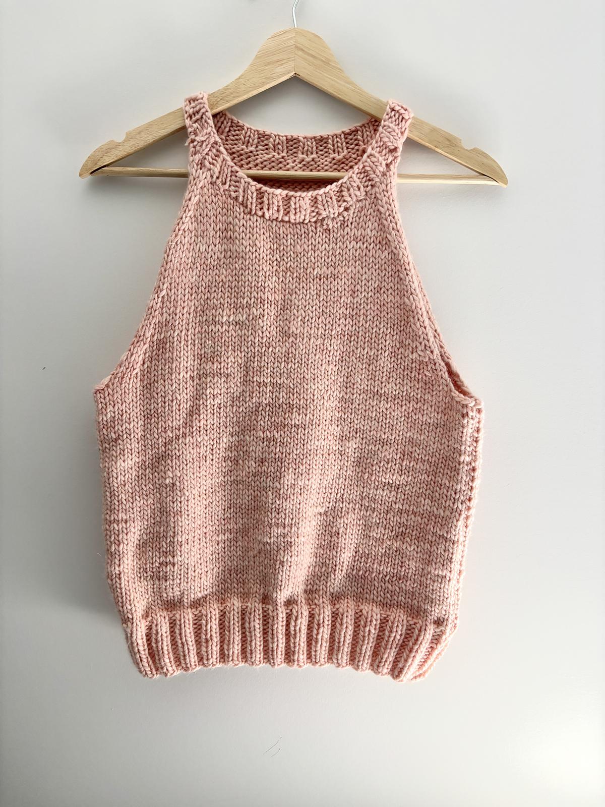 Chunky Knit Halterneck Tank
