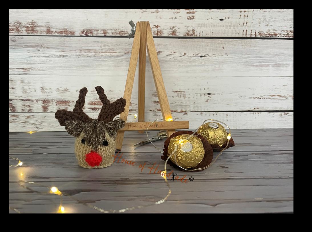 Reindeer Ferrero Rocher Knitting Pattern