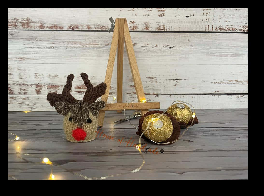 Reindeer Ferrero Rocher Knitting Pattern