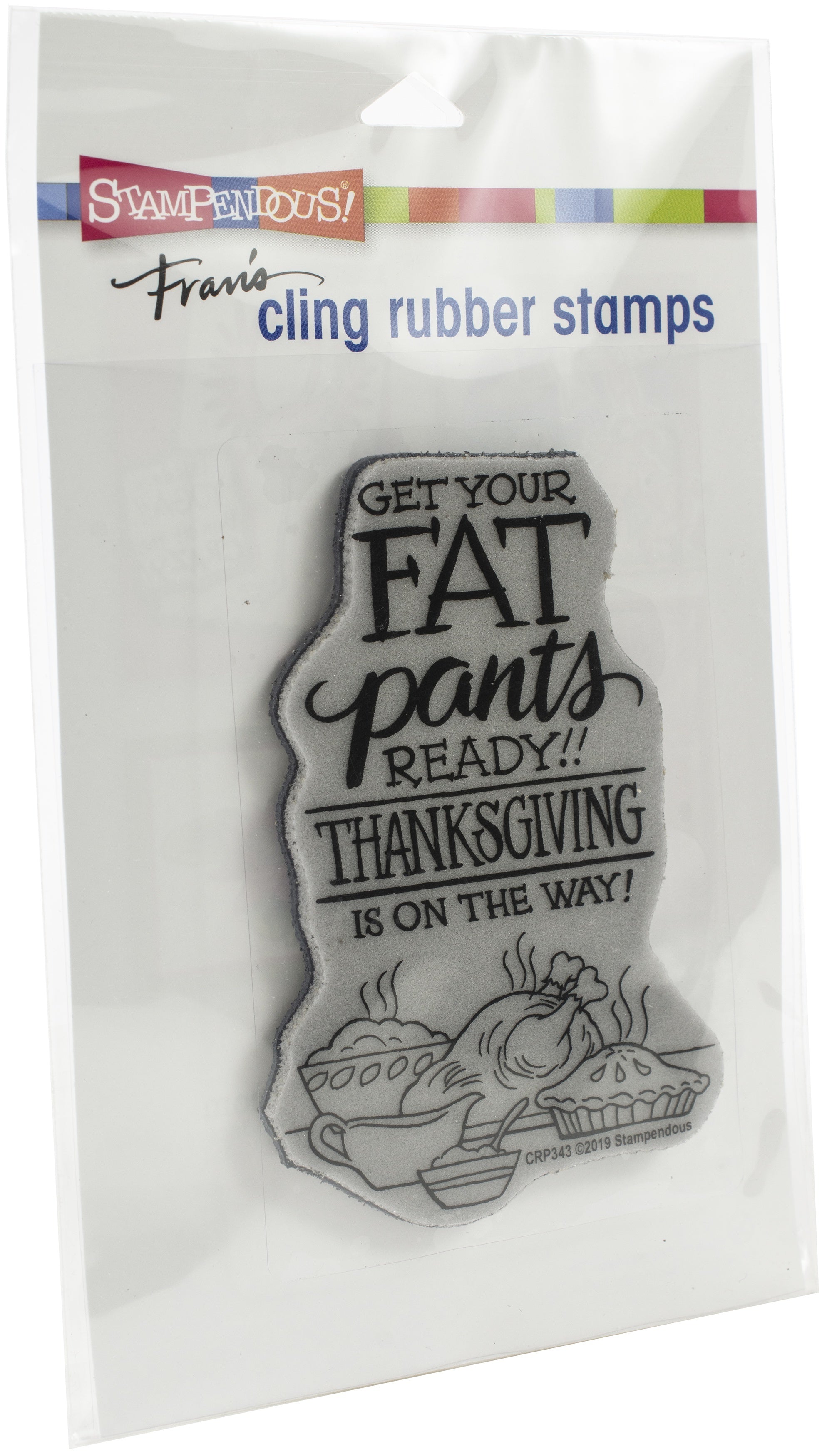 Stampendous Cling Stamp - Fat Pants