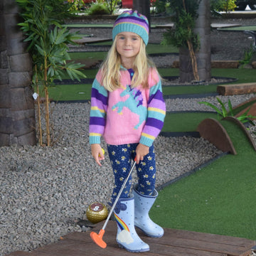 Unicorn Sweater and Hat