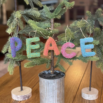Christmas Letter Ornaments