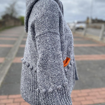 Marled Hoody Cardigan