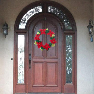Poinsettia Christmas Wreath