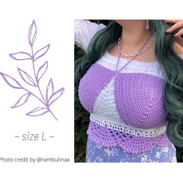 MERMAID Bralette - Crochet Pattern - Summer Top
