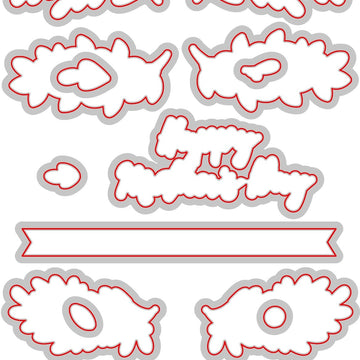 Uniquely Creative Metal Dies - Wreath Builder Elements