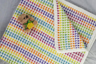 Reversible Stripes Baby Blanket