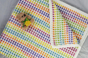 Reversible Stripes Baby Blanket