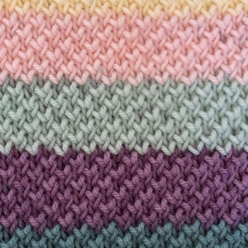 Easy Textured Knitted Blanket