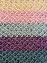 Easy Textured Knitted Blanket