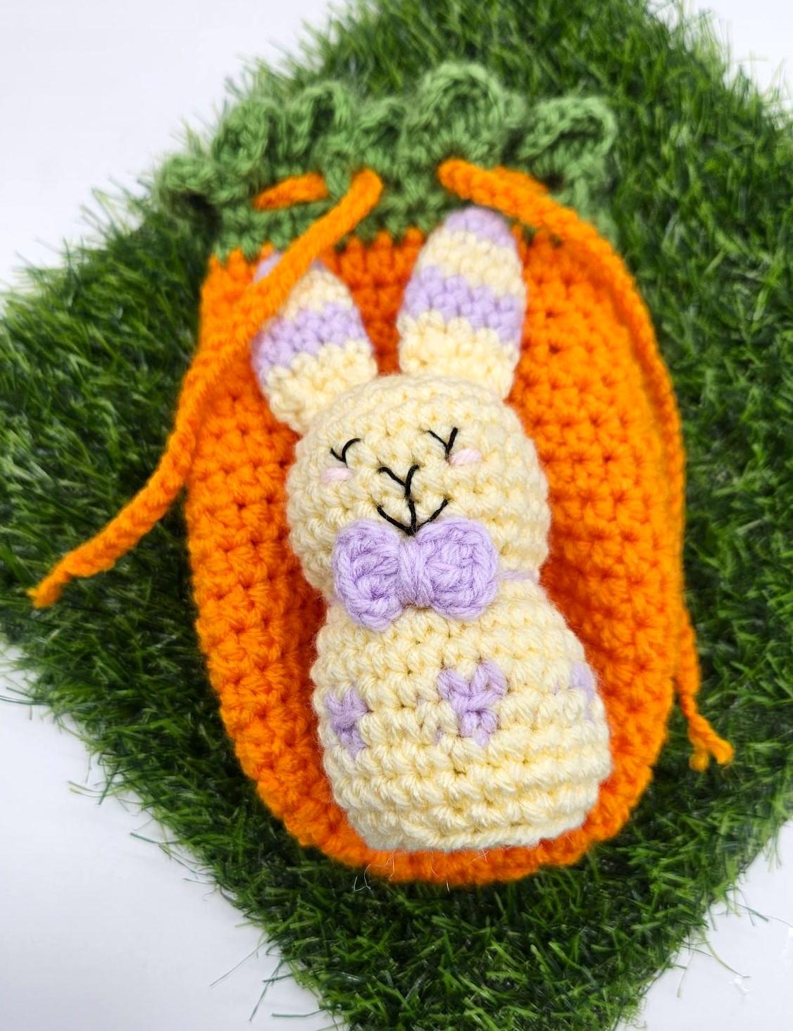 Bunny in Carrot Bag