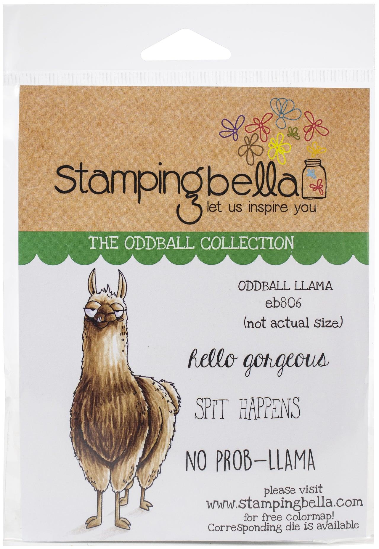 Stamping Bella Cling Stamps - Oddball Llama