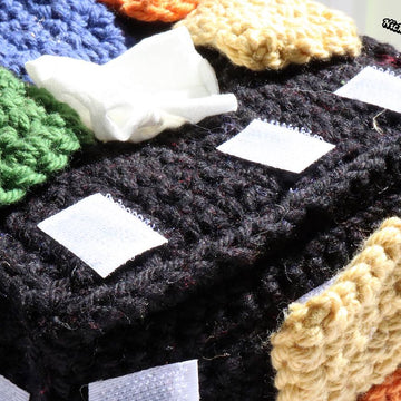 Rubik's Cube Tissue Box with Rearrangable Squares