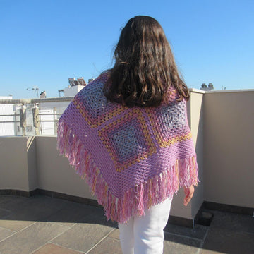 Poncho granny square