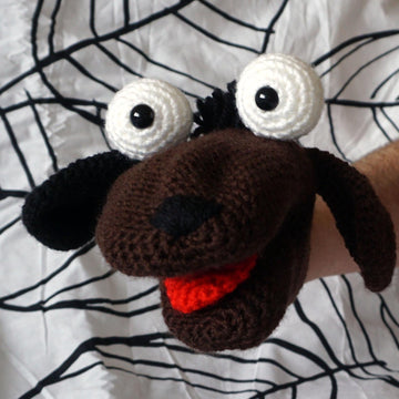 Amigurumi Häkelanleitung für die Handpuppe "Hund Bello" !