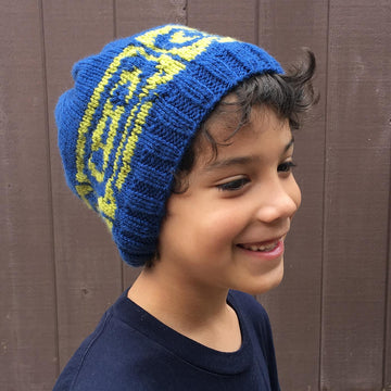 Knit Mix Tape Beanie