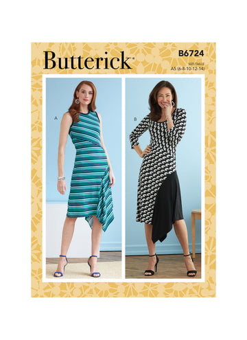 Butterick Misses' Dresses B6724 - Sewing Pattern