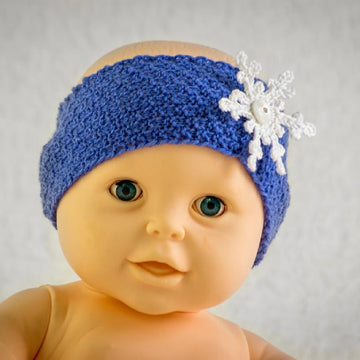 Snowflake Ear Warmer/ Headband