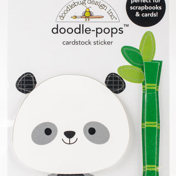 Doodlebug Doodle-Pops 3D Stickers - At The Zoo Polly Panda